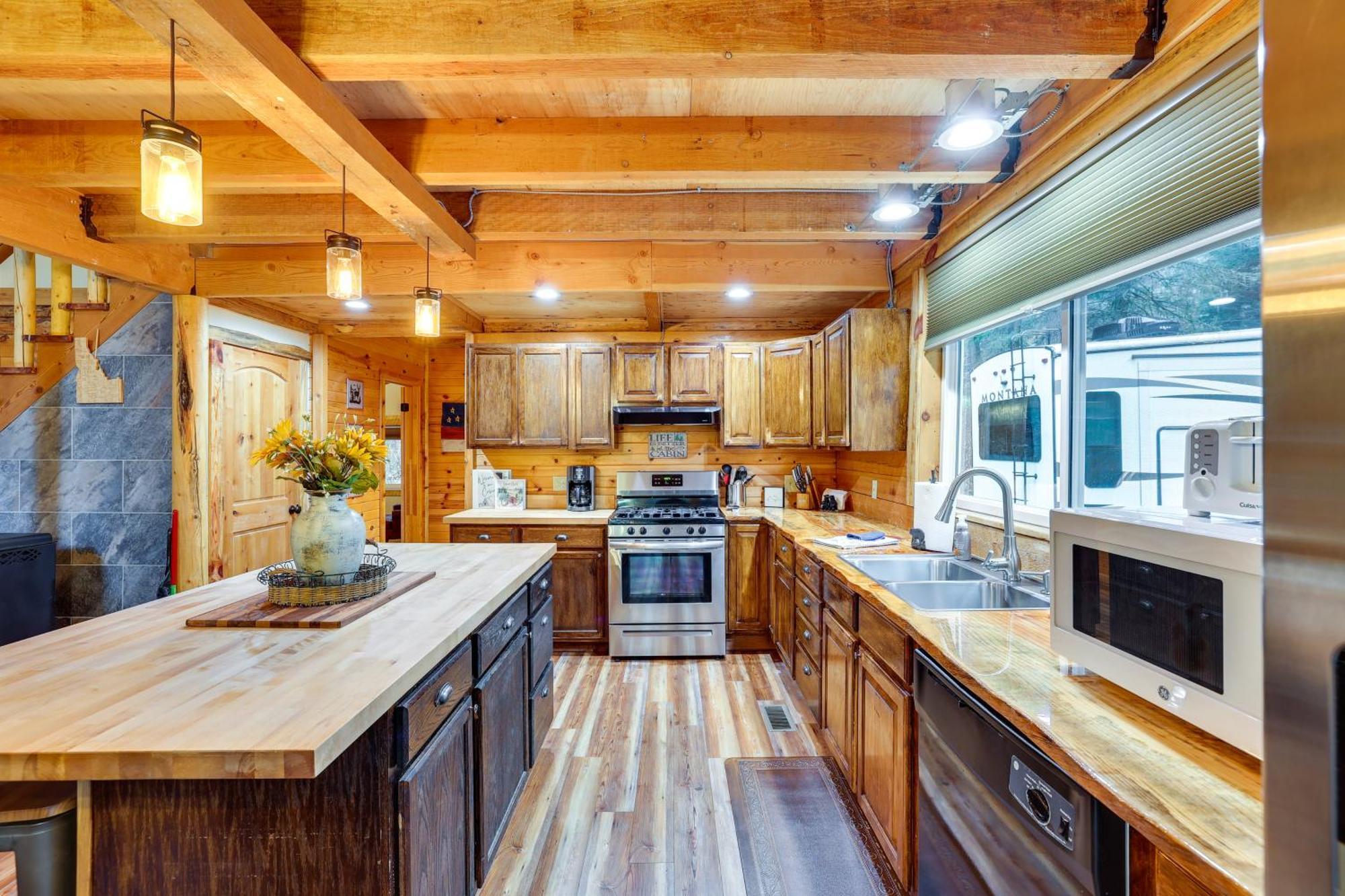 Peaceful Garden Valley Cabin With Private Deck! Crouch Exterior photo