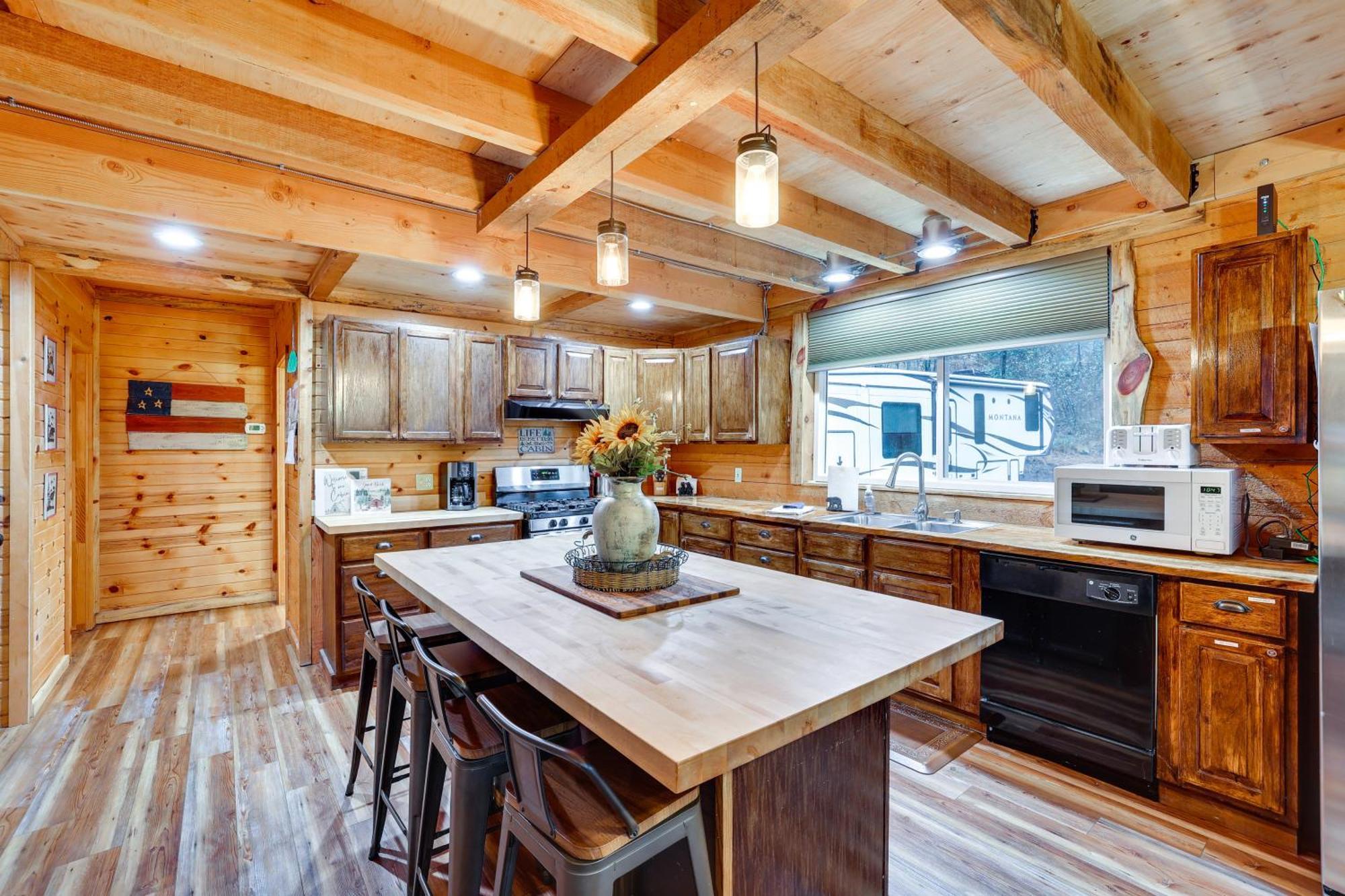 Peaceful Garden Valley Cabin With Private Deck! Crouch Exterior photo