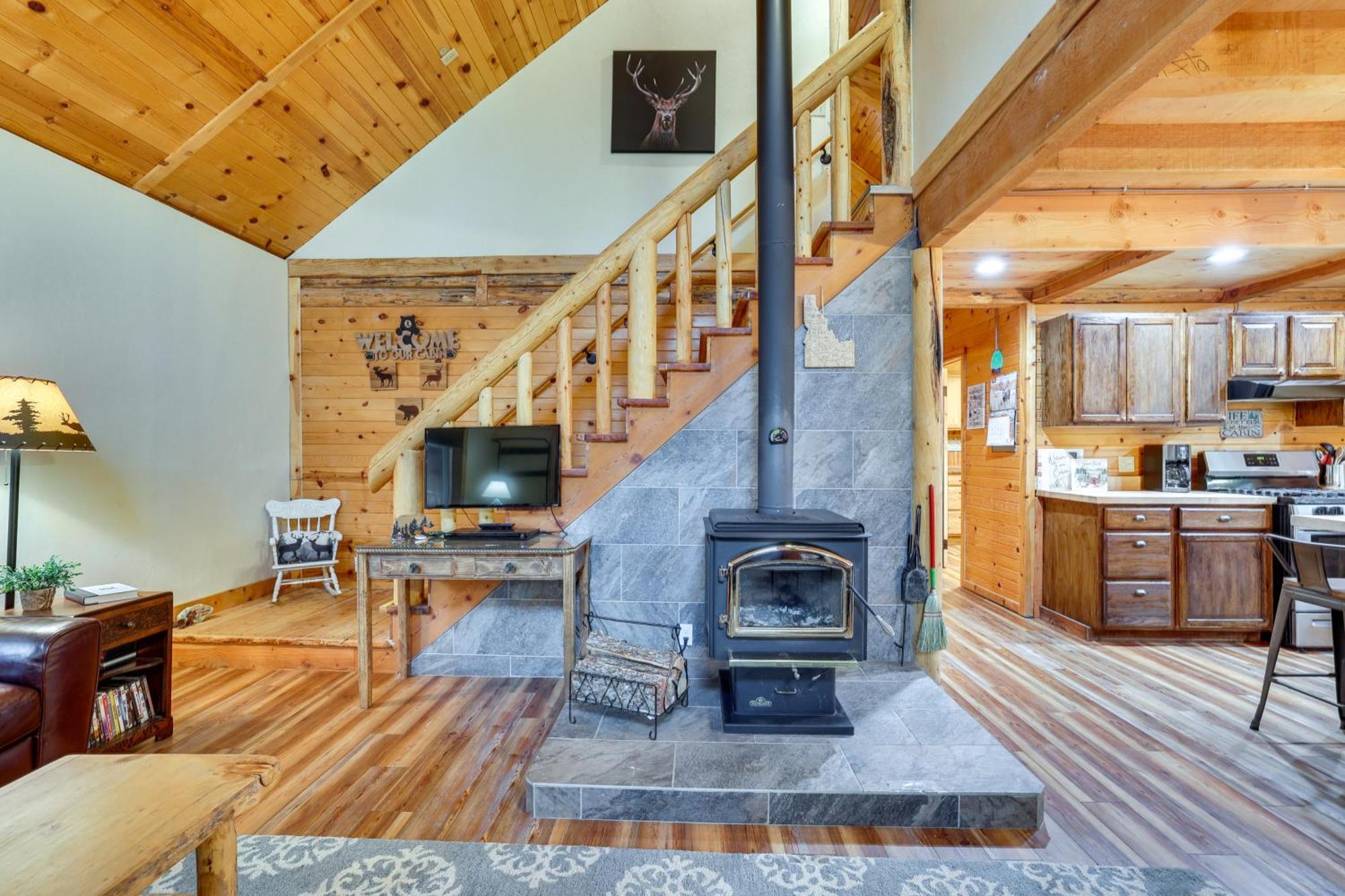 Peaceful Garden Valley Cabin With Private Deck! Crouch Exterior photo