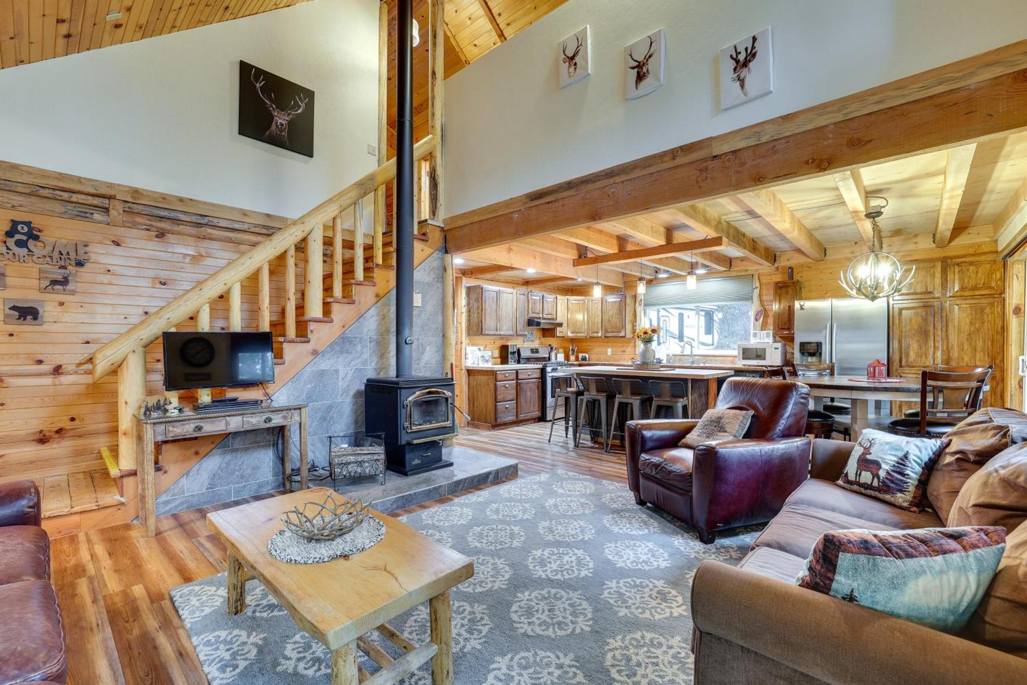 Peaceful Garden Valley Cabin With Private Deck! Crouch Exterior photo